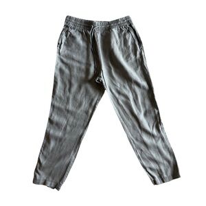 H&M Cropped Linen Pants